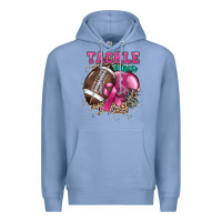 Colony Blue Tackle Cancer Premium Hoodie - HowdyJamesFarm