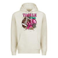 Oatmeal Heather Tackle Cancer Premium Hoodie - HowdyJamesFarm