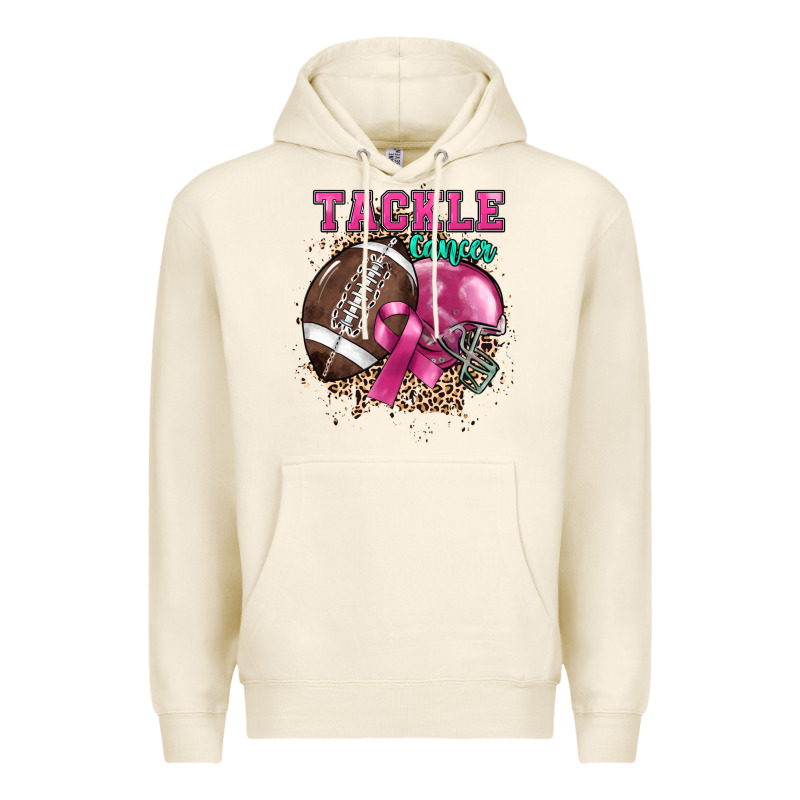 Tackle Cancer Premium Hoodie by HowdyJamesFarm | Teevron