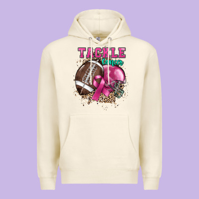 Tackle Cancer Premium Hoodie Designed By Howdyjamesfarm