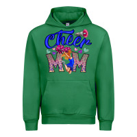 Emerald Cheer Mom Urban Hoodie - CowhideDigitalArt