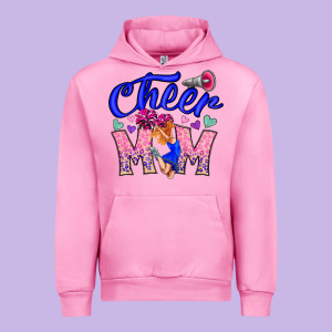 Cheer Mom Urban Hoodie Designed By Cowhidedigitalart