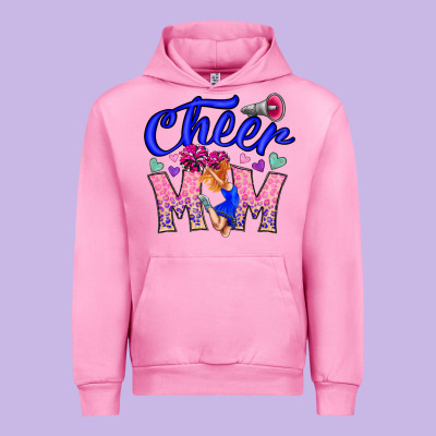 Cheer Mom Urban Hoodie Designed By Cowhidedigitalart