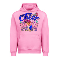 Fuchsia Pink Cheer Mom Urban Hoodie - CowhideDigitalArt