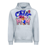 Heather Grey Cheer Mom Urban Hoodie - CowhideDigitalArt