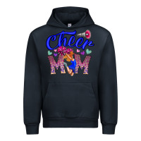 Navy Cheer Mom Urban Hoodie - CowhideDigitalArt
