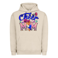 Pigment French Oak Cheer Mom Urban Hoodie - CowhideDigitalArt
