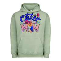 Pigment Oil Green Cheer Mom Urban Hoodie - CowhideDigitalArt