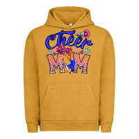 Pigment Peanut Butter Cheer Mom Urban Hoodie - CowhideDigitalArt