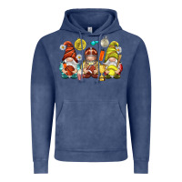 Vintage Denim sports gnomies Vintage Hoodie - NancyCooperArtShop