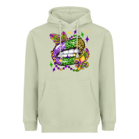 Matcha mardi gras lip olivia Heavyweight Hoodie - OliviaCreatesArt