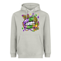 Moon Dust mardi gras lip olivia Heavyweight Hoodie - OliviaCreatesArt