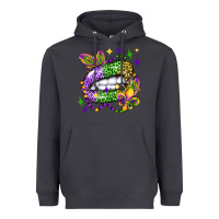 Smoke mardi gras lip olivia Heavyweight Hoodie - OliviaCreatesArt