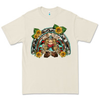 Bone western gnome sunflowers rainbow Premium Tee - BarkalooDesign