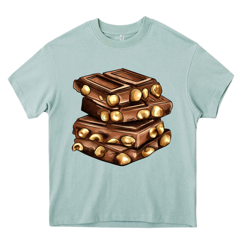 Nut And Chocolate Heavy Core Tee by AdoDesignShop | Teevron