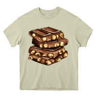Mossy nut and chocolate Heavy Core Tee - AdoDesignShop