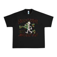 Black dead inside but jolly af Urban Heavy Tee - MaliasSmallBusiness