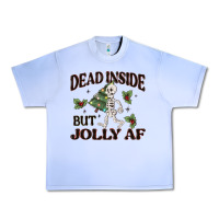 Grape Ice dead inside but jolly af Urban Heavy Tee - MaliasSmallBusiness