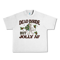 Lunar Rock dead inside but jolly af Urban Heavy Tee - MaliasSmallBusiness