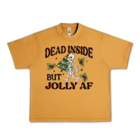 Peanut Butter dead inside but jolly af Urban Heavy Tee - MaliasSmallBusiness
