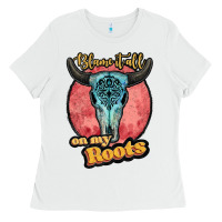 White blame it all on my roots white Ladies Tee - JahusDesignShop