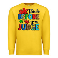 Lemon think before you judge Premium Sweatshirt - OliviaCreatesArt