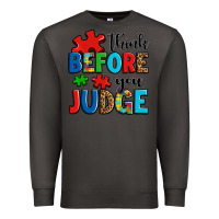 Smoke think before you judge Premium Sweatshirt - OliviaCreatesArt