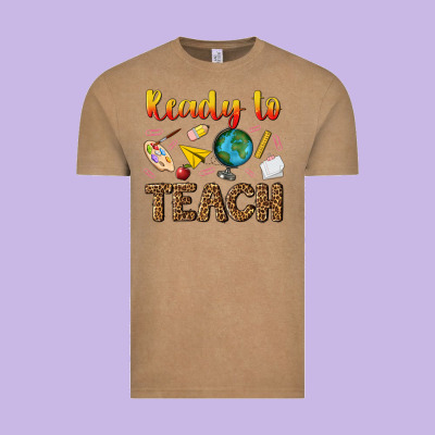 Ready To Teach Vintage Tee Designed By Nancycooperartshop