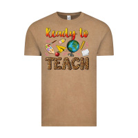 Vintage Coffee ready to teach Vintage Tee - NancyCooperArtShop