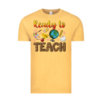 Vintage Mustard ready to teach Vintage Tee - NancyCooperArtShop