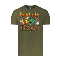 Vintage Olive ready to teach Vintage Tee - NancyCooperArtShop