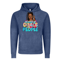 Vintage Denim chasing goals not people Vintage Hoodie - NancyCooperArtShop