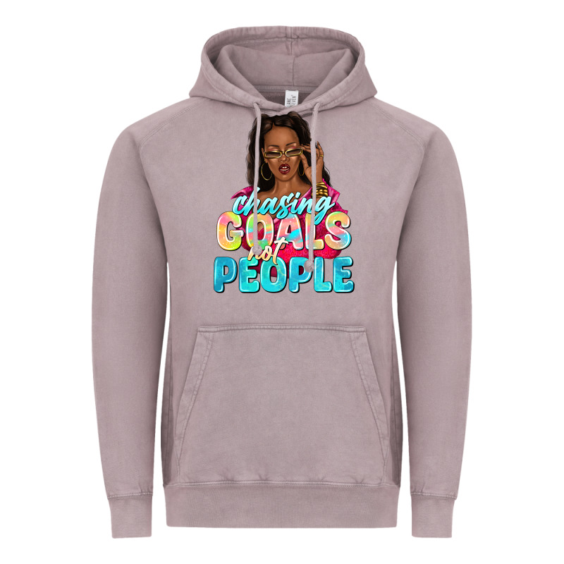 Chasing Goals Not People Vintage Hoodie by NancyCooperArtShop | Teevron