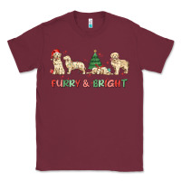 Burgundy furry and bright Classic Tee - MaliasSmallBusiness