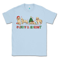 Dusty Blue furry and bright Classic Tee - MaliasSmallBusiness