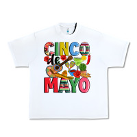 White cinco de mayo Urban Heavy Tee - JahusDesignShop