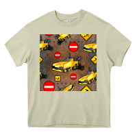 Mossy asphalt paver seamless pattern Heavy Core Tee - BundleAndBundleShop