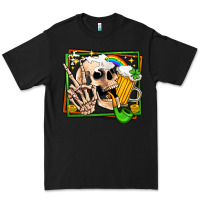 Black st patricks day peace skull Premium Tee - Jasminsmagicworld