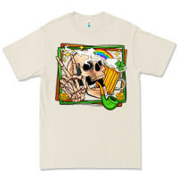 Bone st patricks day peace skull Premium Tee - Jasminsmagicworld
