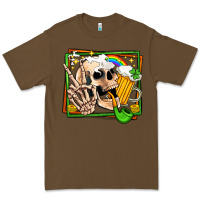 Cacao st patricks day peace skull Premium Tee - Jasminsmagicworld