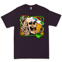 Plum st patricks day peace skull Premium Tee - Jasminsmagicworld