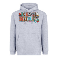 Heather Grey school nurse Heavyweight Hoodie - OliviaCreatesArt