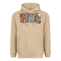 Mushroom school nurse Heavyweight Hoodie - OliviaCreatesArt