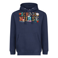 Navy school nurse Heavyweight Hoodie - OliviaCreatesArt