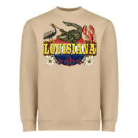 Mushroom louisiana state Heavyweight Sweatshirt - BarkalooDesign