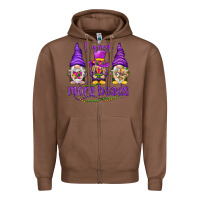 Chestnut I need more beads with gnomies Zipper Hoodie - HowdyJamesFarm