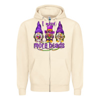 Sandshell I need more beads with gnomies Zipper Hoodie - HowdyJamesFarm