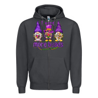Smoke I need more beads with gnomies Zipper Hoodie - HowdyJamesFarm
