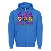 True Royal I need more beads with gnomies Zipper Hoodie - HowdyJamesFarm