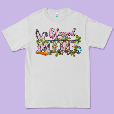 Blessed Mini Easter Premium Tee Designed By Barkaloodesign